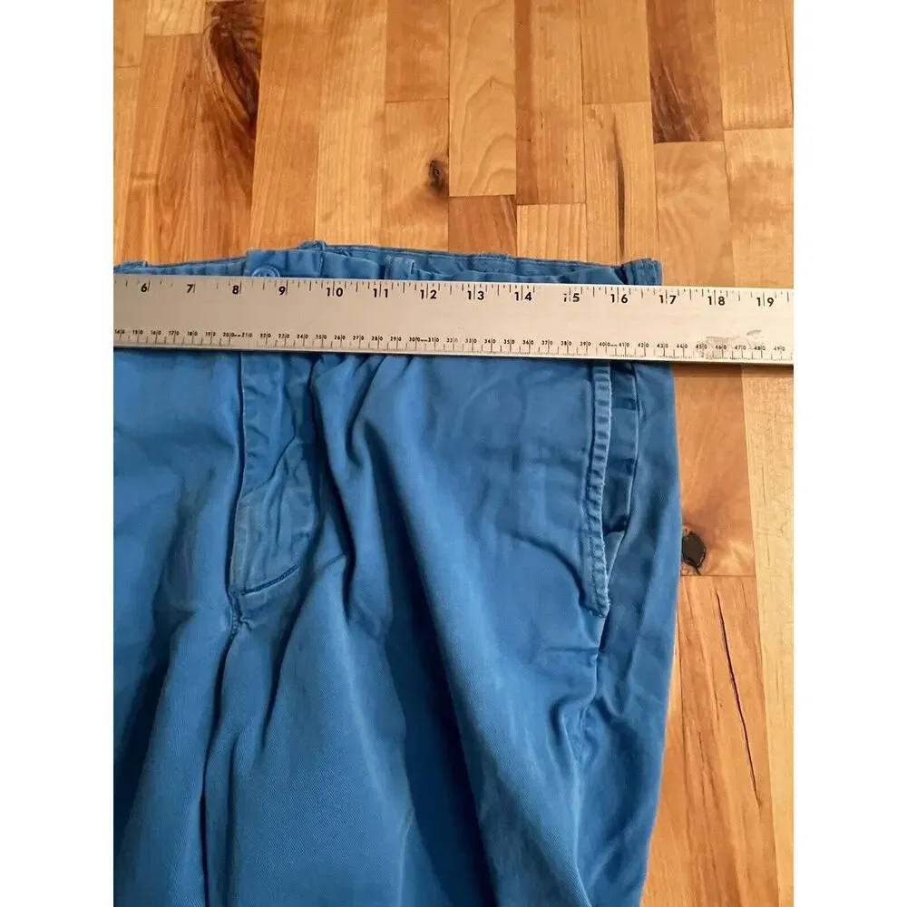 J. Crew Stanton Shorts Chino Flat Front Cotton Twill Beach Outdoor Mens‎ Sz 34